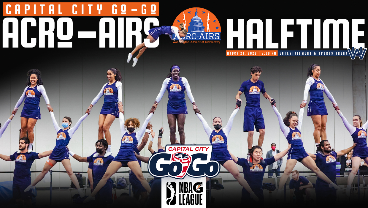 Acro-Airs Set to Perform at NBA G League Capital City Go-Go Halftime Show Tonight